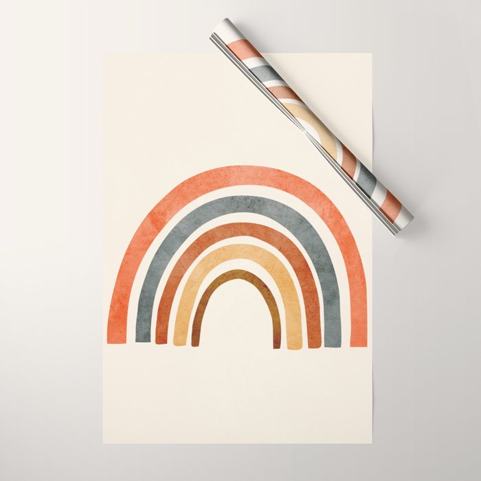 Abstract Rainbow 88 Wrapping Paper Gallery Image 1