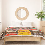 Something Nostalgic V - Music - Global Language #decor #society6 #buyart Duvet Cover Gallery Image 3