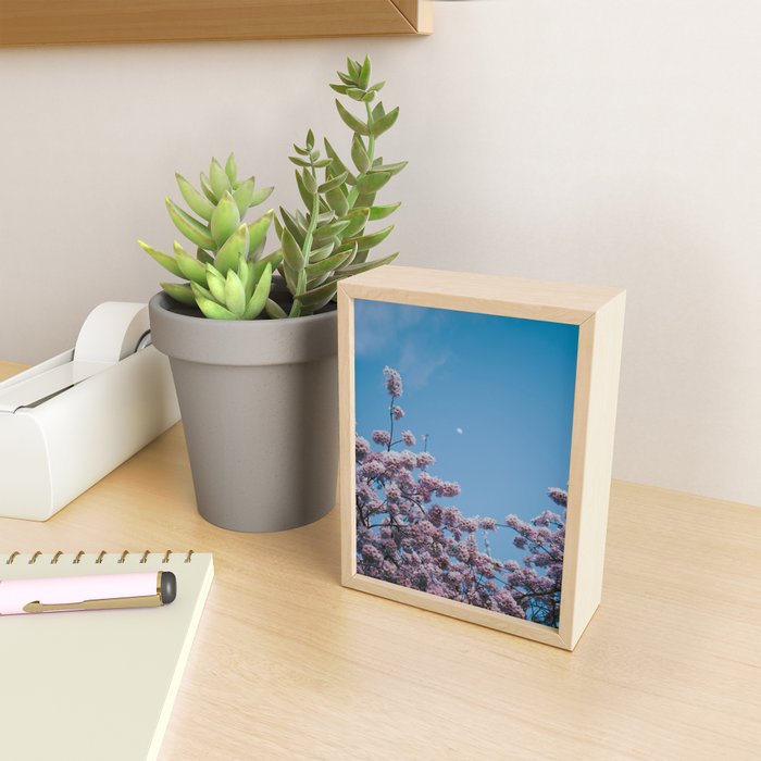 Cherry Blossom Moon Mini Art Print Gallery Image 2