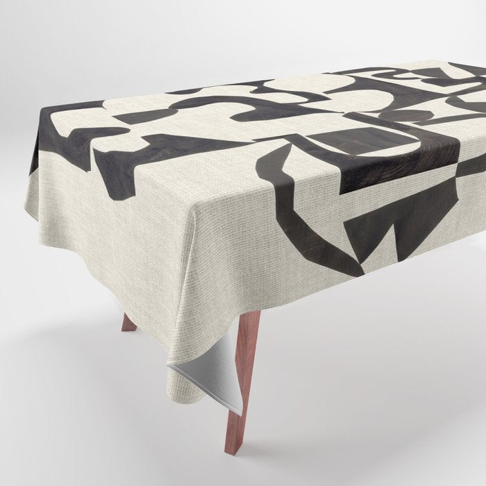 Ink Labyrinth Tablecloth Gallery Image 1