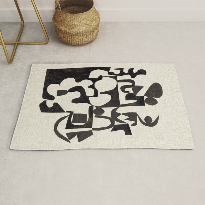 Ink Labyrinth Rug Gallery Image 1