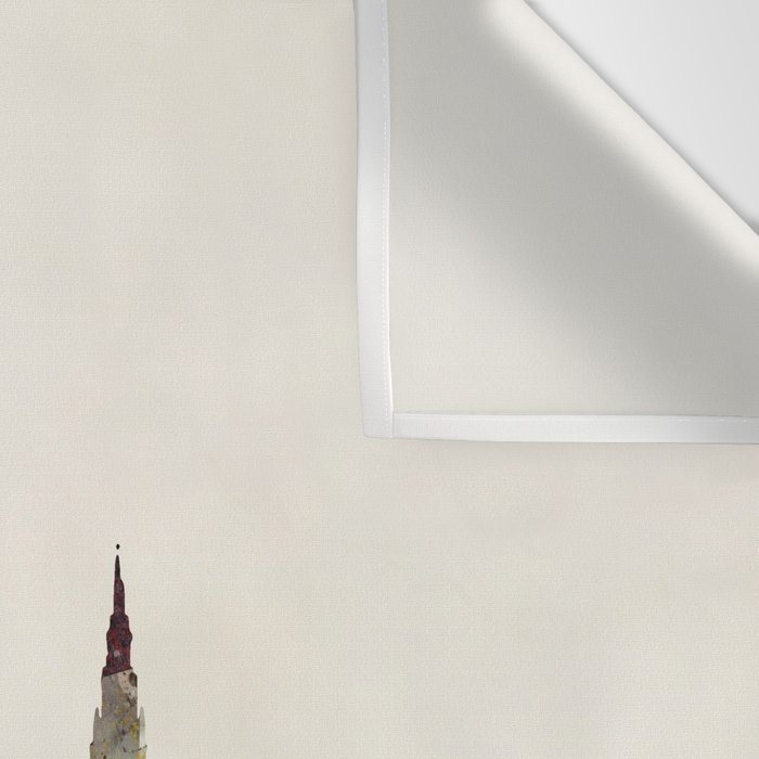 cleveland ohio skyline Wall Tapestry Gallery Image 3