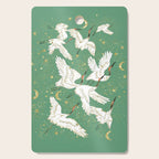 Golden cranes party  Cutting Board Gallery Image 1