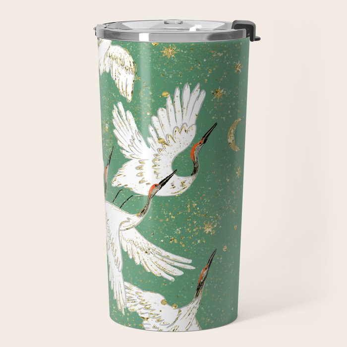 Golden cranes party  Travel Mug Gallery Image 2
