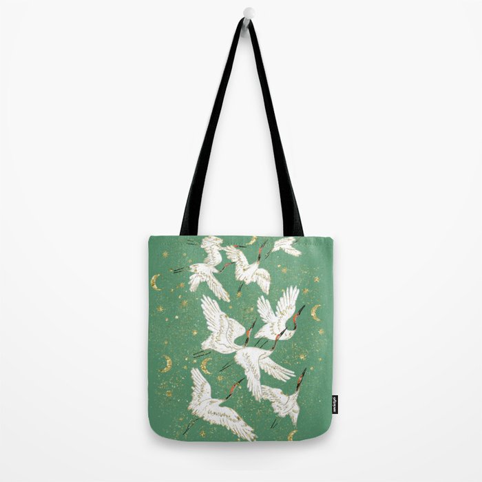 Golden cranes party  Tote Bag Gallery Image 2