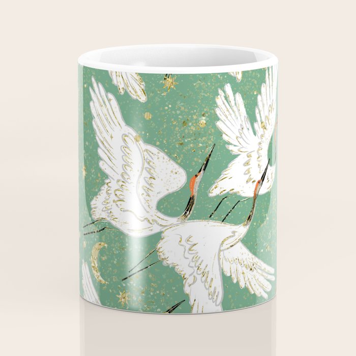 Golden cranes party  Coffee Mug Gallery Image 4