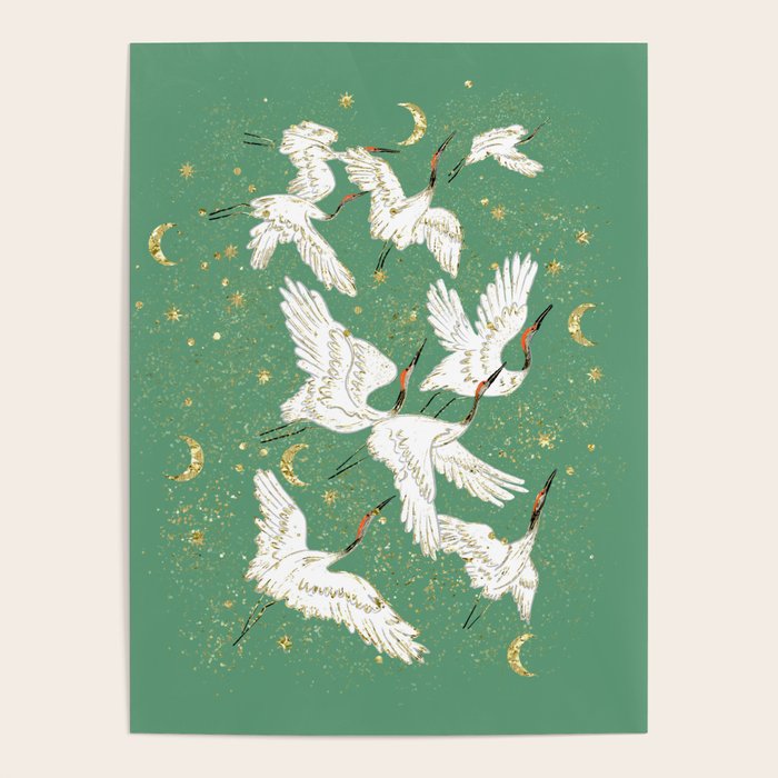 Golden cranes party  Poster Gallery Image 4