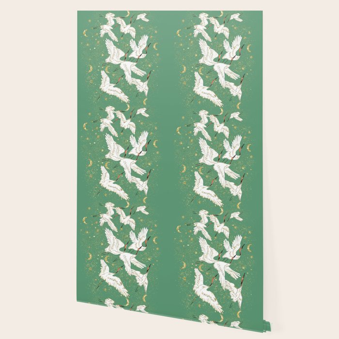 Golden cranes party  Wallpaper Gallery Image 2