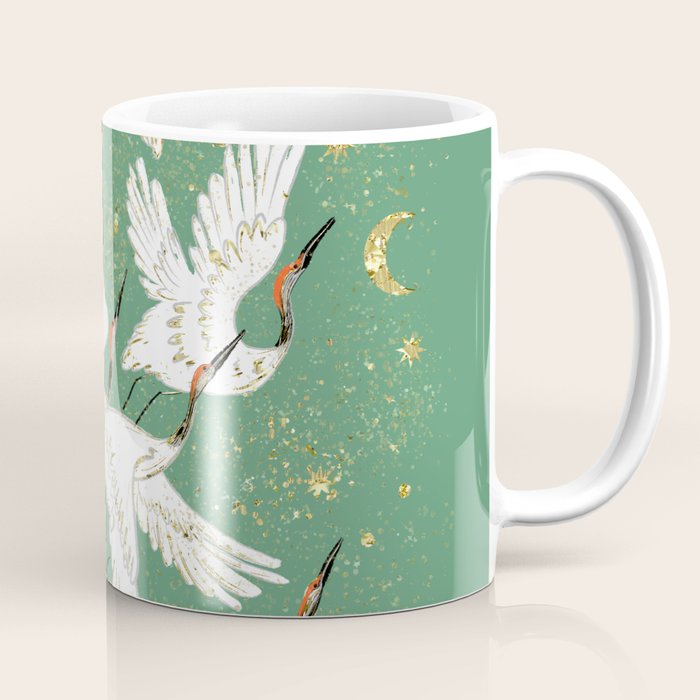 Golden cranes party  Coffee Mug Gallery Image 1