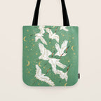 Golden cranes party  Tote Bag Gallery Image 1