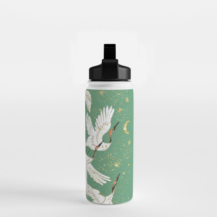 Golden cranes party  Water Bottle Gallery Image 2