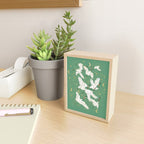 Golden cranes party  Mini Art Print Gallery Image 2