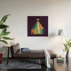 Hello I come in peace Wood Wall Art Gallery Image 2