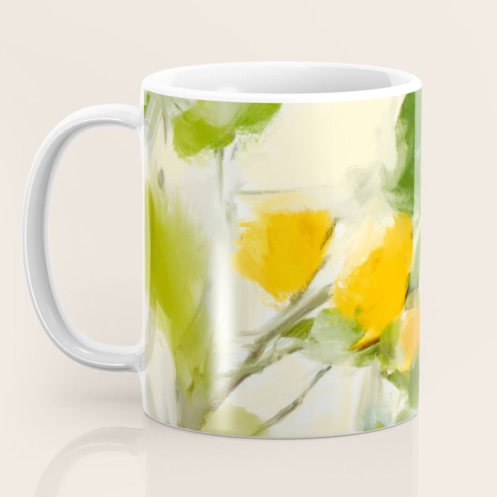 abstract art lemon tree Coffee Mug Gallery Image 3