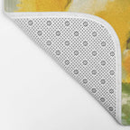 abstract art lemon tree Bath Mat Gallery Image 2