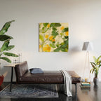abstract art lemon tree Wood Wall Art Gallery Image 2