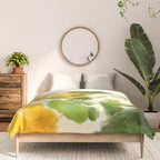 abstract art lemon tree Comforter Gallery Image 3