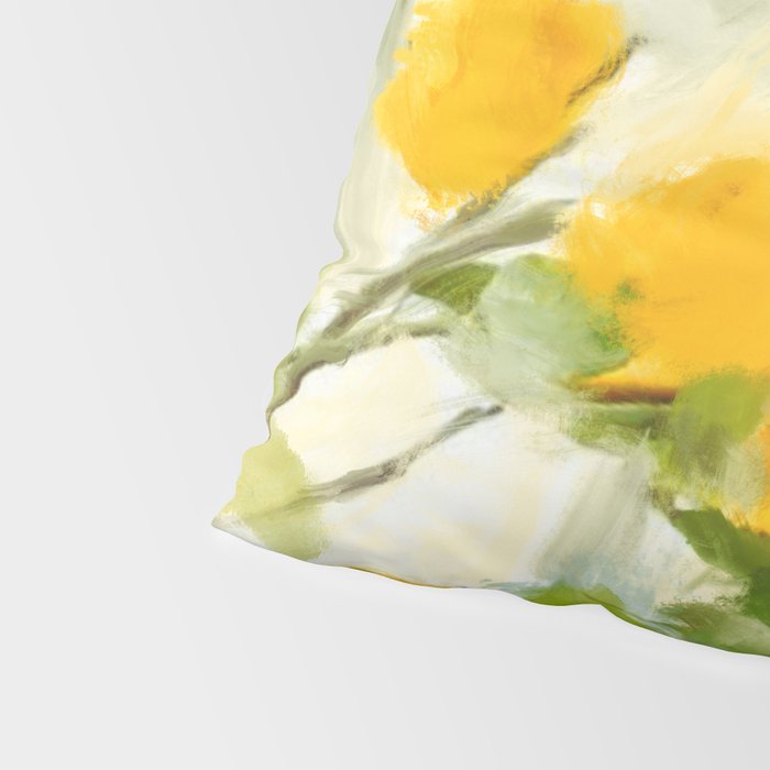 abstract art lemon tree Pillow Sham Gallery Image 4