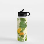 abstract art lemon tree Water Bottle Gallery Image 1