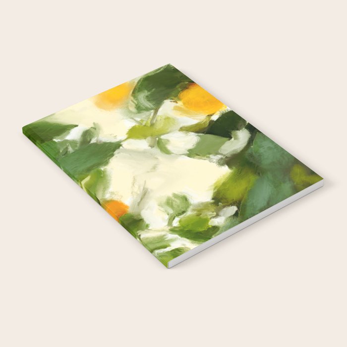 abstract art lemon tree Notebook Gallery Image 1