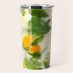 abstract art lemon tree Travel Mug Gallery Image 1
