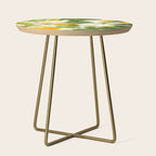 abstract art lemon tree Side Table Gallery Image 1