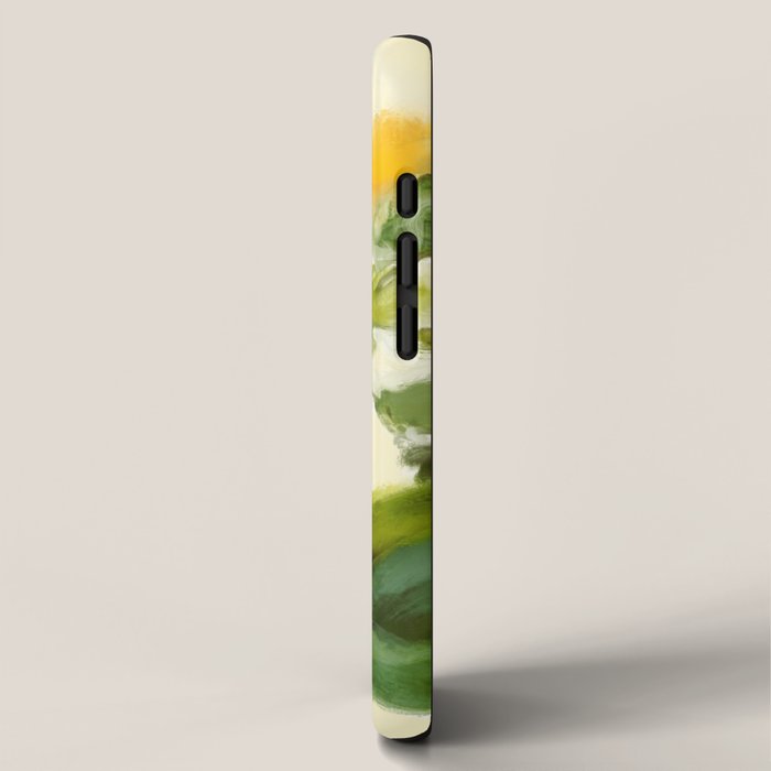 abstract art lemon tree iPhone Case Gallery Image 2