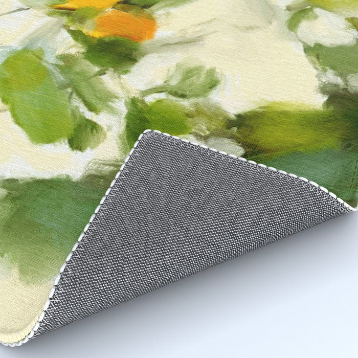 abstract art lemon tree Rug Gallery Image 4