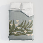 Reaching Tulips (Pale Blue) Comforter Gallery Image 6
