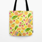 Kitchen Snacks & Apps in Butter Yellow Tote Bag Gallery Image 1