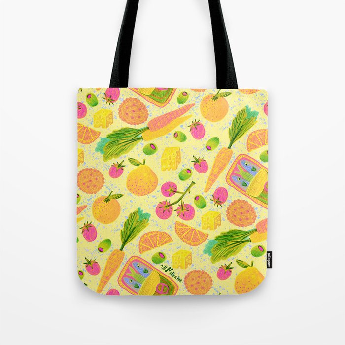Kitchen Snacks & Apps in Butter Yellow Tote Bag Gallery Image 1
