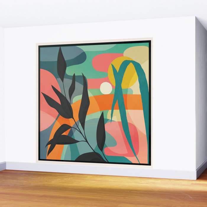 Sunrise Garden 11 Wall Mural Gallery Image 2