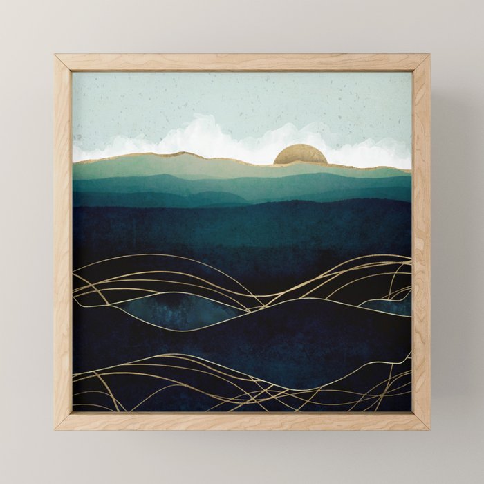 Indigo Waters Mini Art Print Gallery Image 1