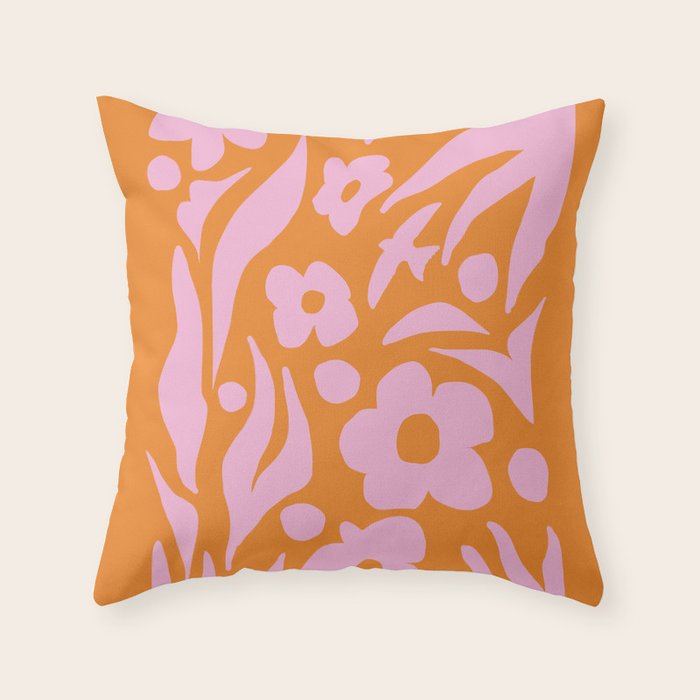 Nature vibes Throw Pillow Gallery Image 6