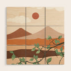 Breeze over the landscape 01 Wood Wall Art Gallery Image 1