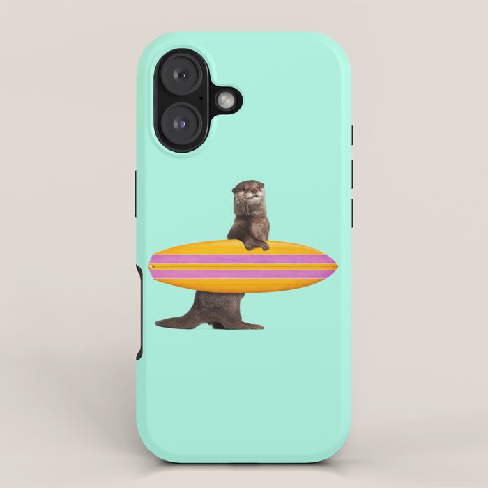 SURFING OTTER iPhone Case Gallery Image 1