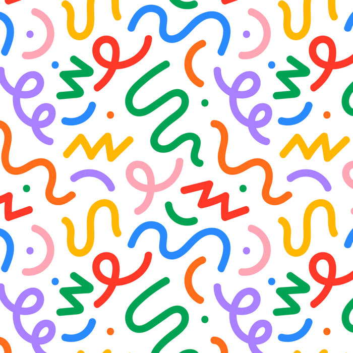 Colorful fun line doodle art pattern Coffee Mug Gallery Image 2