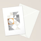 Marble Geometric Grey/White Stationery Card Gallery Image 2