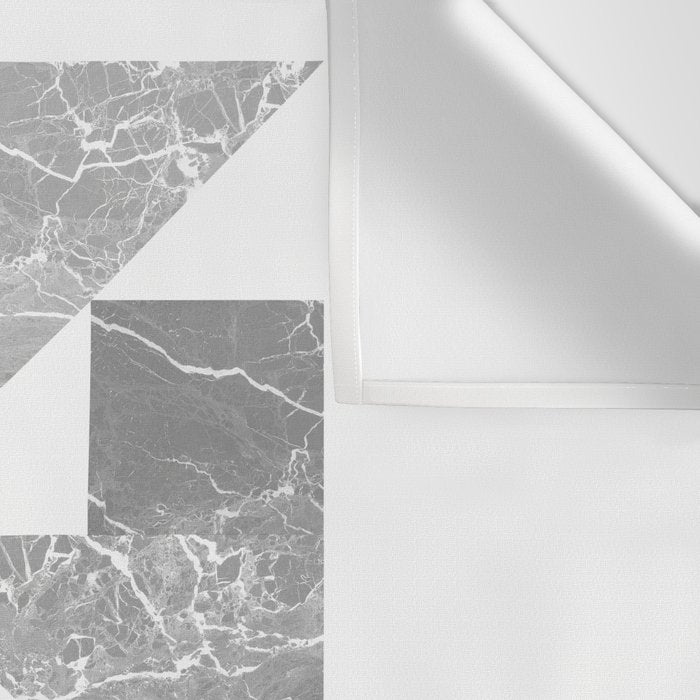Marble Geometric Grey/White Wall Tapestry Gallery Image 3