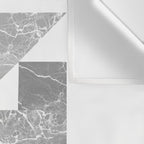 Marble Geometric Grey/White Wall Tapestry Gallery Image 3