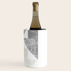 Marble Geometric Grey/White Wine Chiller Gallery Image 3