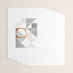 Marble Geometric Grey/White Wrapping Paper Gallery Image 3