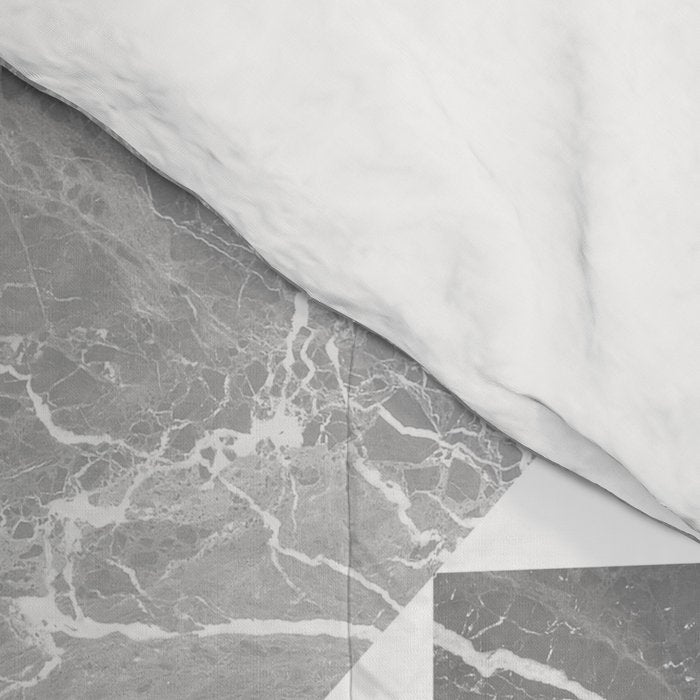 Marble Geometric Grey/White Comforter Gallery Image 4