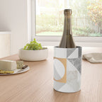 Marble Geometric Grey/White Wine Chiller Gallery Image 4