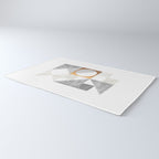 Marble Geometric Grey/White Rug Gallery Image 3