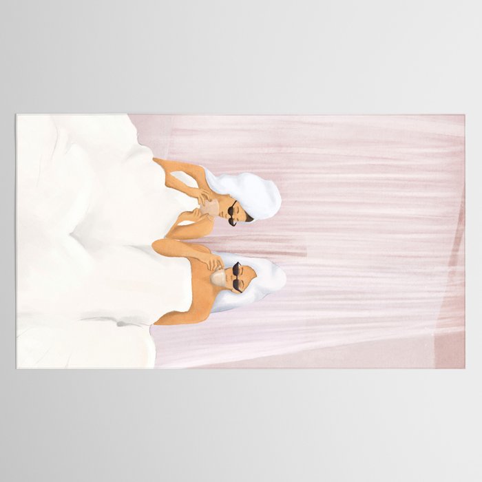 Morning with a friend Tablecloth Gallery Image 2