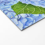 Blue hydrangea watercolor  Welcome Mat Gallery Image 2