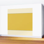 Sunshine Yellow Color Block Warm Vintage Wall Mural Gallery Image 2