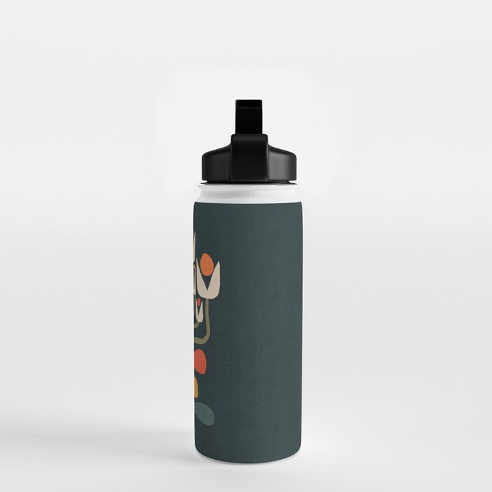Retro botany Water Bottle Gallery Image 2