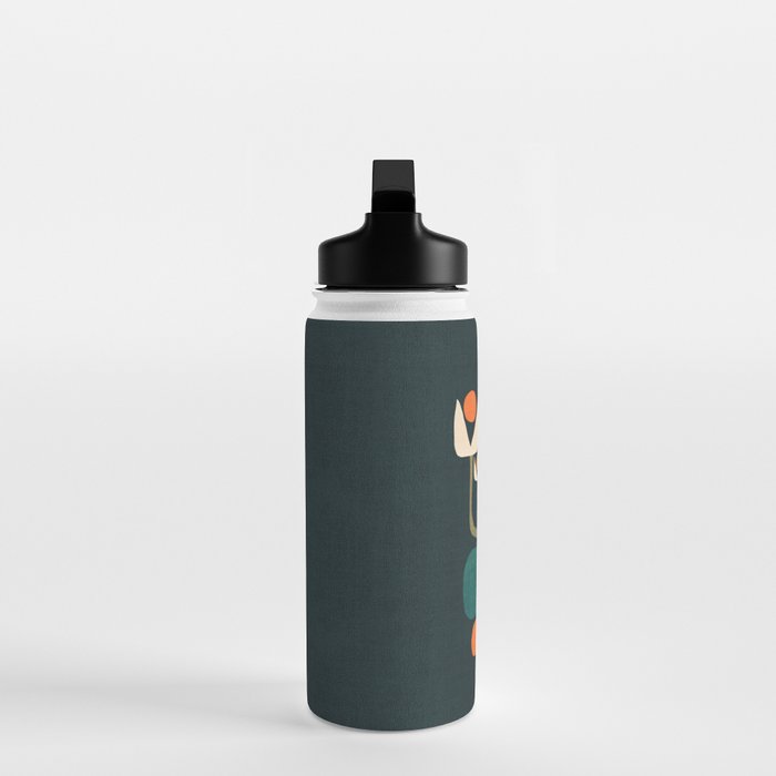 Retro botany Water Bottle Gallery Image 3